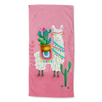 Good Morning Boho Lama serviette de plage