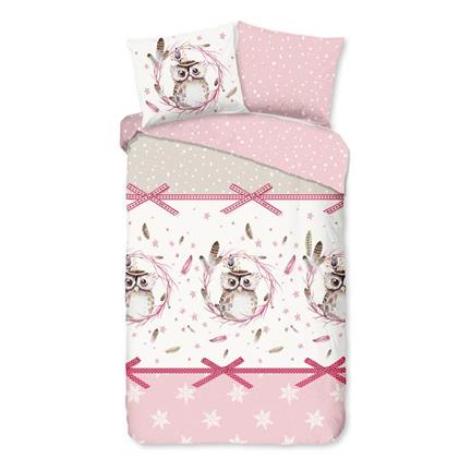 Good Morning Chouette housse de couette en flanelle
