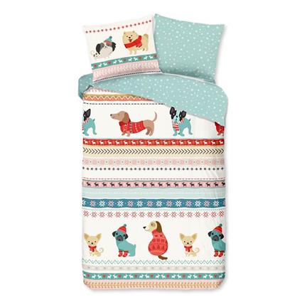 Good Morning Toutous housse de couette en flanelle