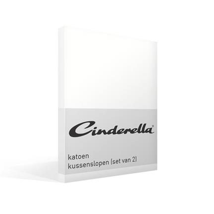 Cinderella Basic taies d’oreiller en coton 57 fils (lot de 2)