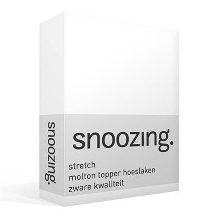 Snoozing drap-housse en molleton stretch pour surmatelas