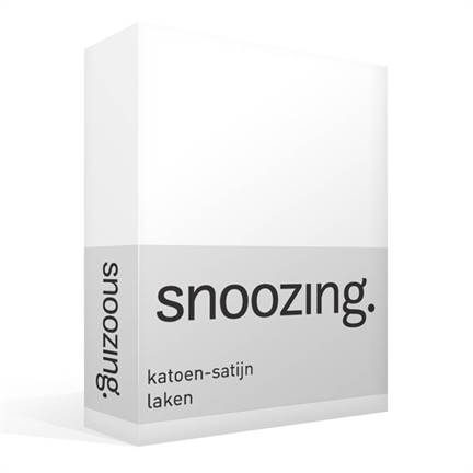Snoozing drap en satin de coton