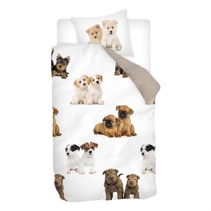 Snoozing Puppies housse de couette