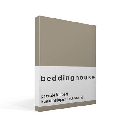 Beddinghouse taies d'oreiller percale (lot de 2)