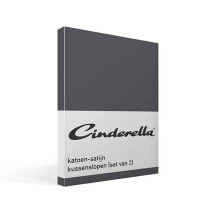Cinderella taies d'oreiller en satin (lot de 2)