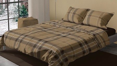 Housse de couette carreaux esprit tartan