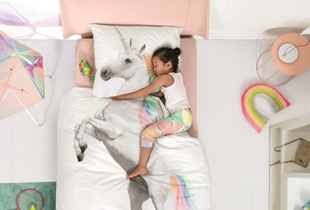 Housse de couette licorne