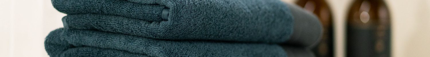 Linge de bain bleu