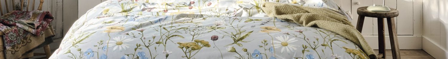 Housse de couette fleurie