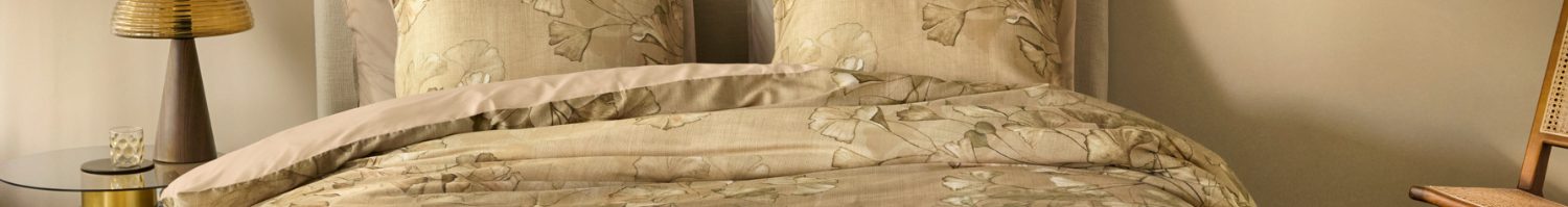 Linge de lit couleur or