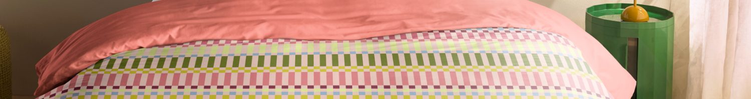 Housse de couette colorée