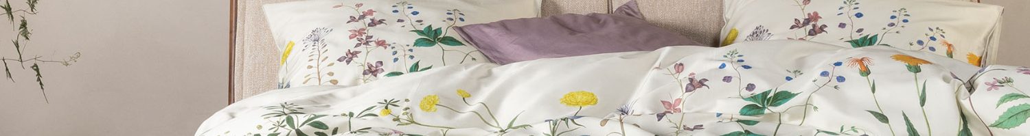 Housse de couette blanc cassé