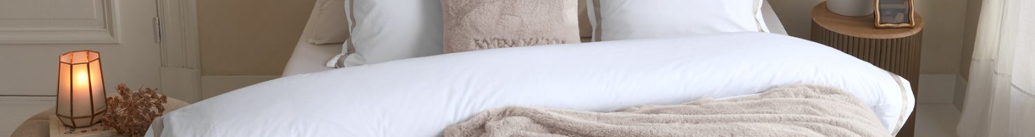 Housse de couette blanche