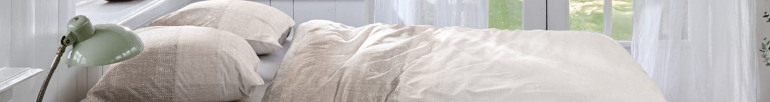 Housse de couette beige