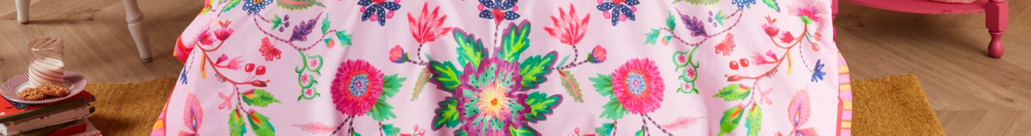 Housse de couette fleurie pour enfants