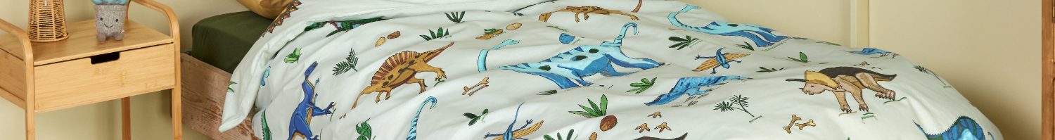 Housse de couette dinosaures