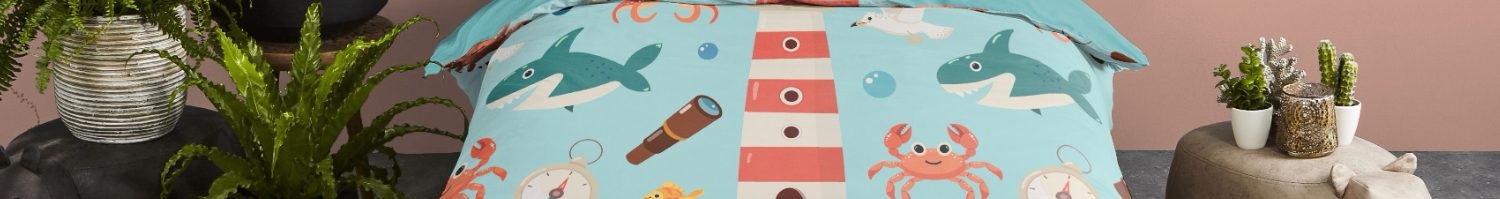 Housse de couette thème marin