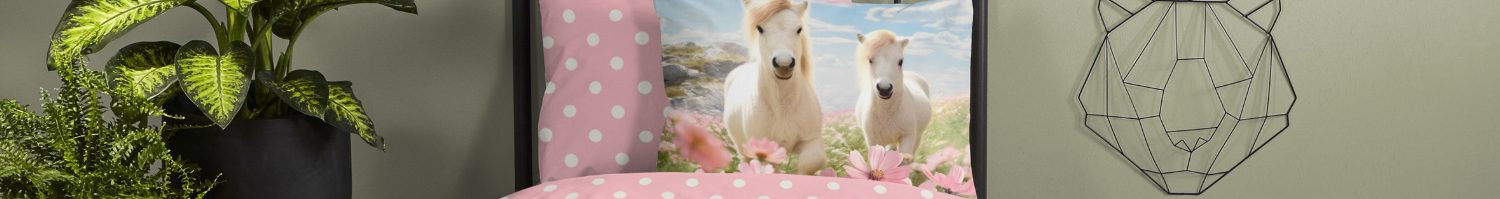 Housse de couette chevaux