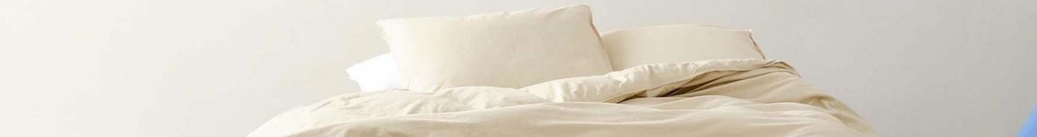 Housse de couette beige