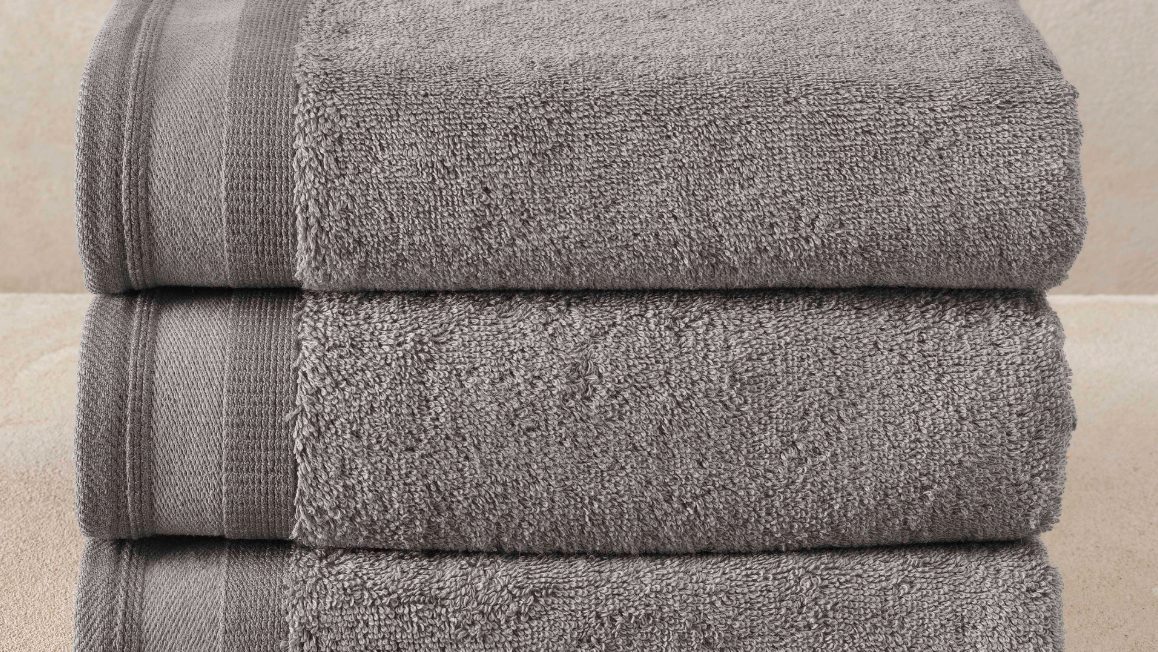 Linge de bain gris