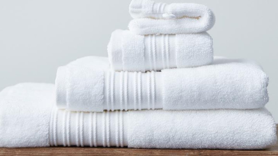 Linge de bain blanc