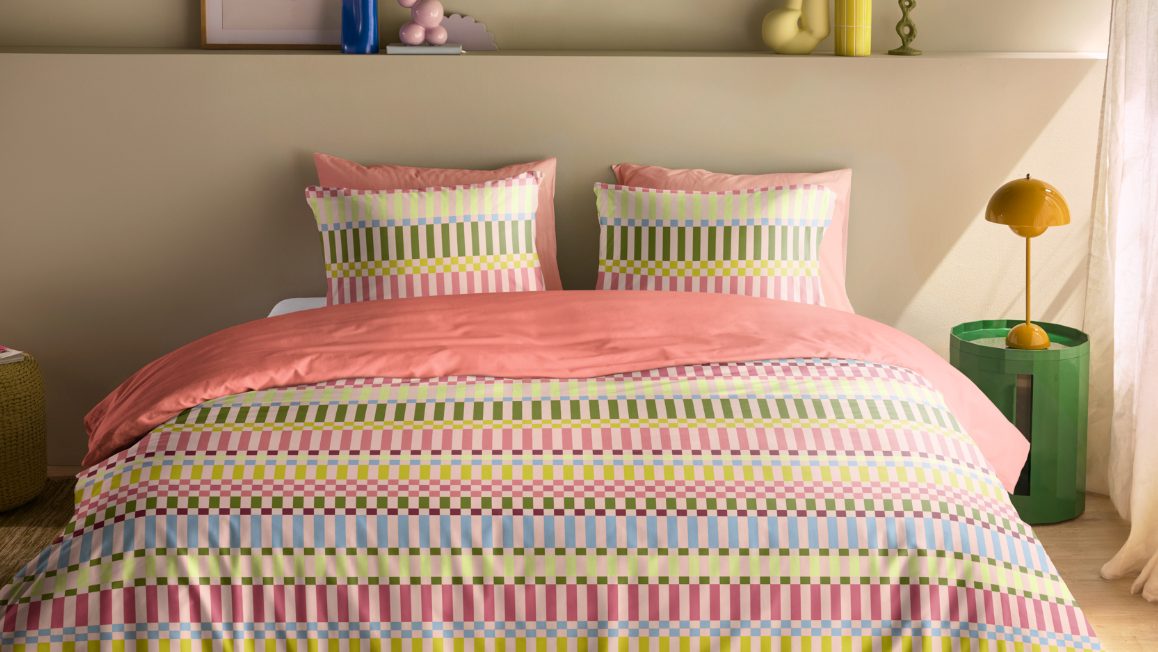 Housse de couette colorée