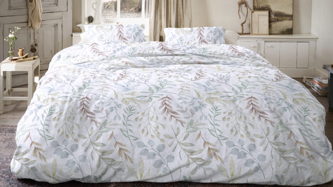 Housse de couette blanche
