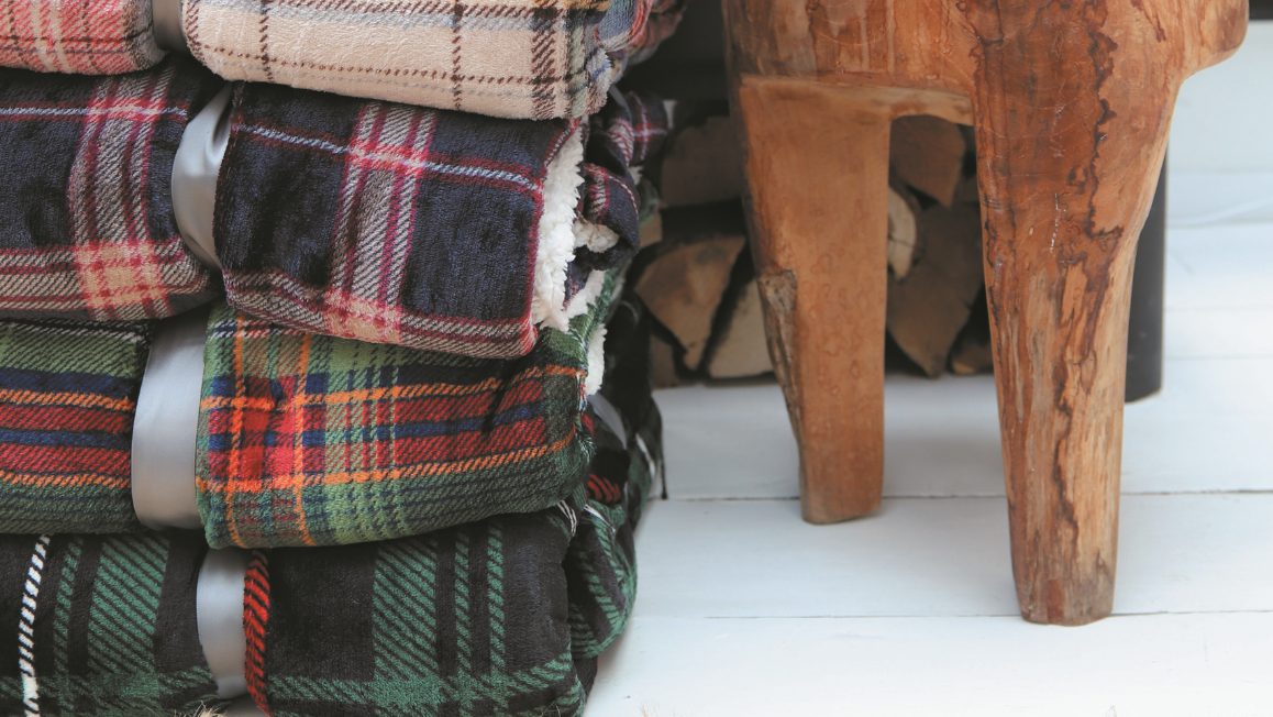 Plaid à carreaux