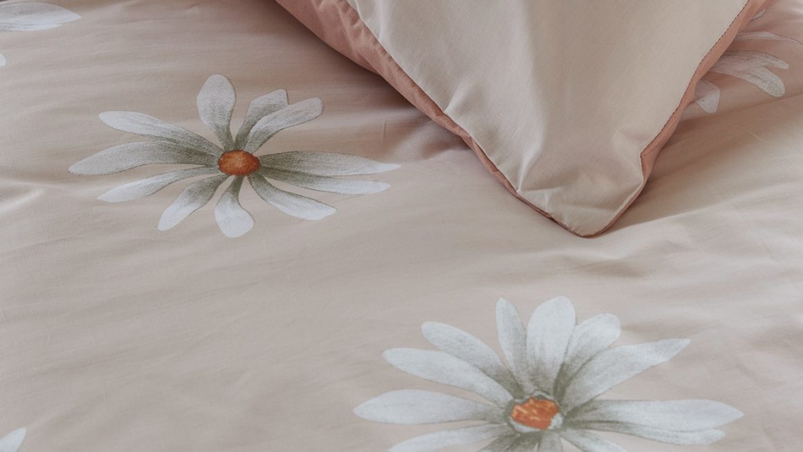 Housse de couette fleurie pour enfants