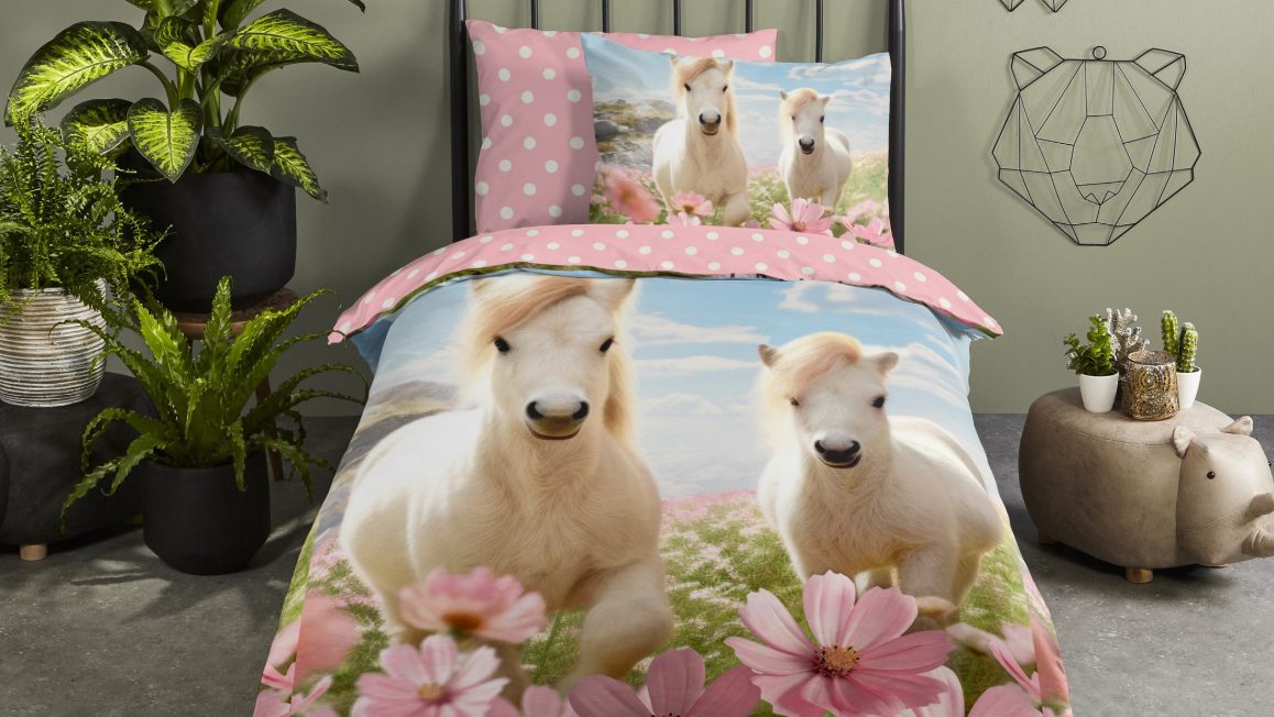 Housse de couette chevaux