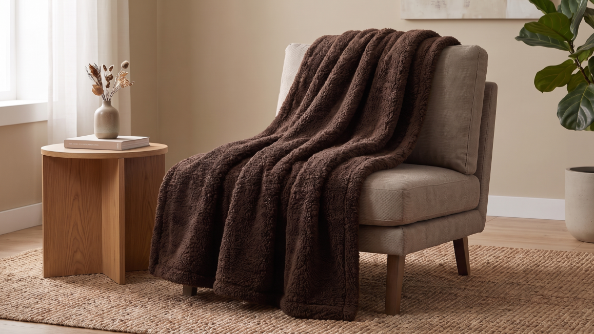 Plaid marron