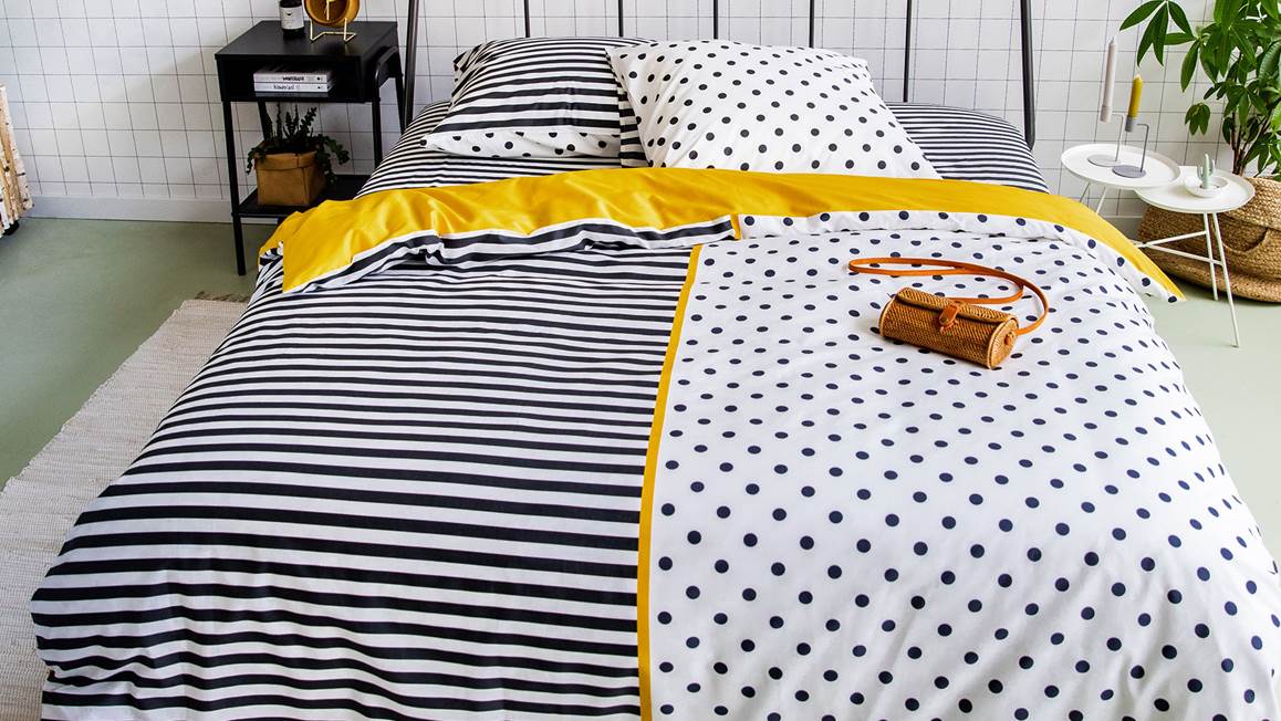Covers & Co Pois & Rayures housse de couette