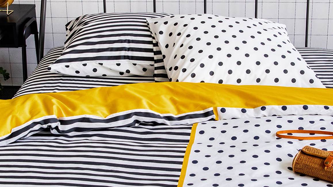 Covers & Co Pois & Rayures housse de couette