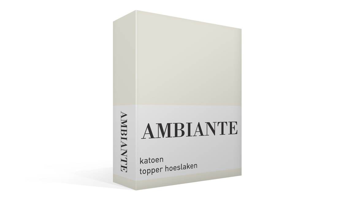 Ambiante Cotton Uni drap-housse surmatelas coton 57 fils