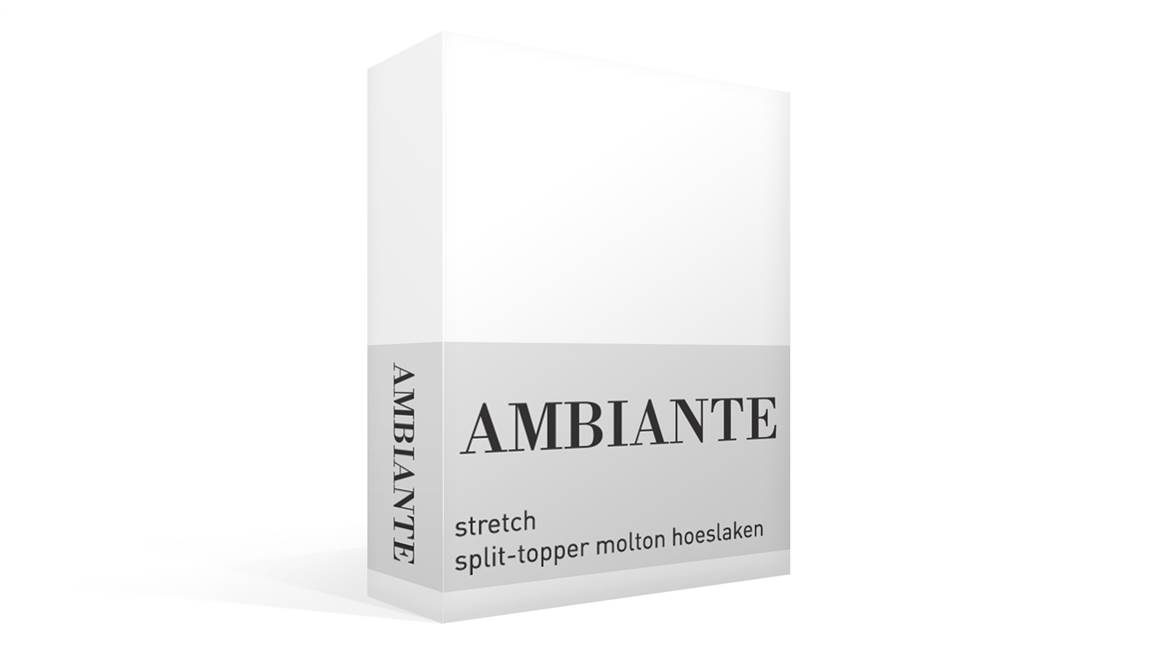 Ambiante drap-housse molleton stretch surmatelas TR en coton 
