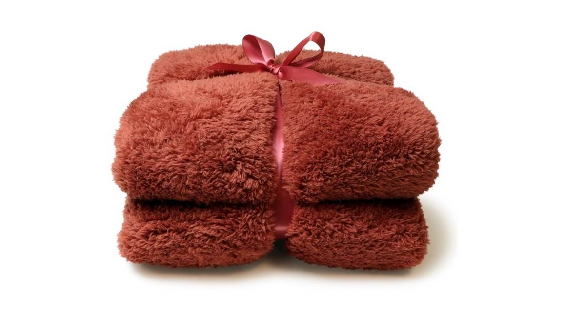 Unique Living Teddy plaid polaire