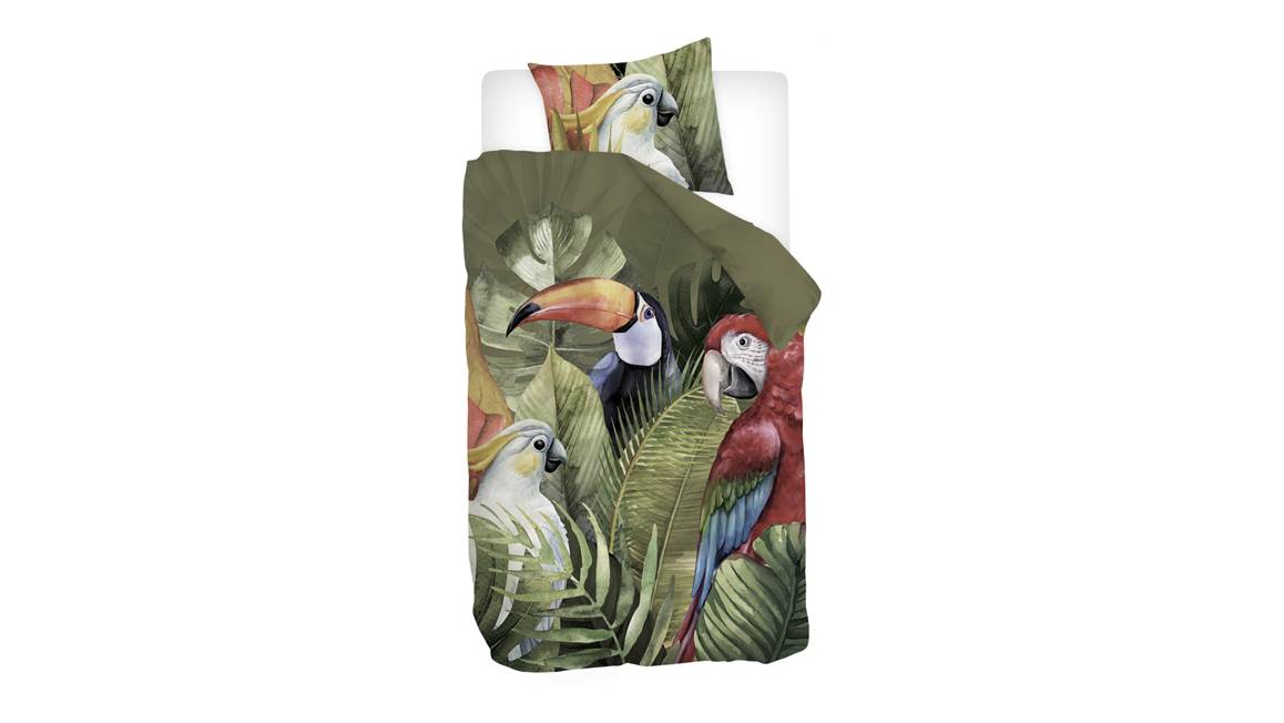 Snoozing Macaw housse de couette