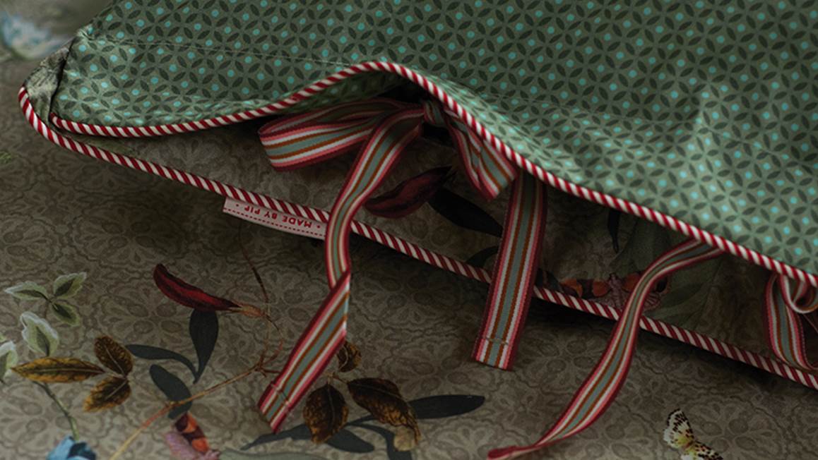 Pip Studio Fall in Leaf housse de couette - Kaki ...