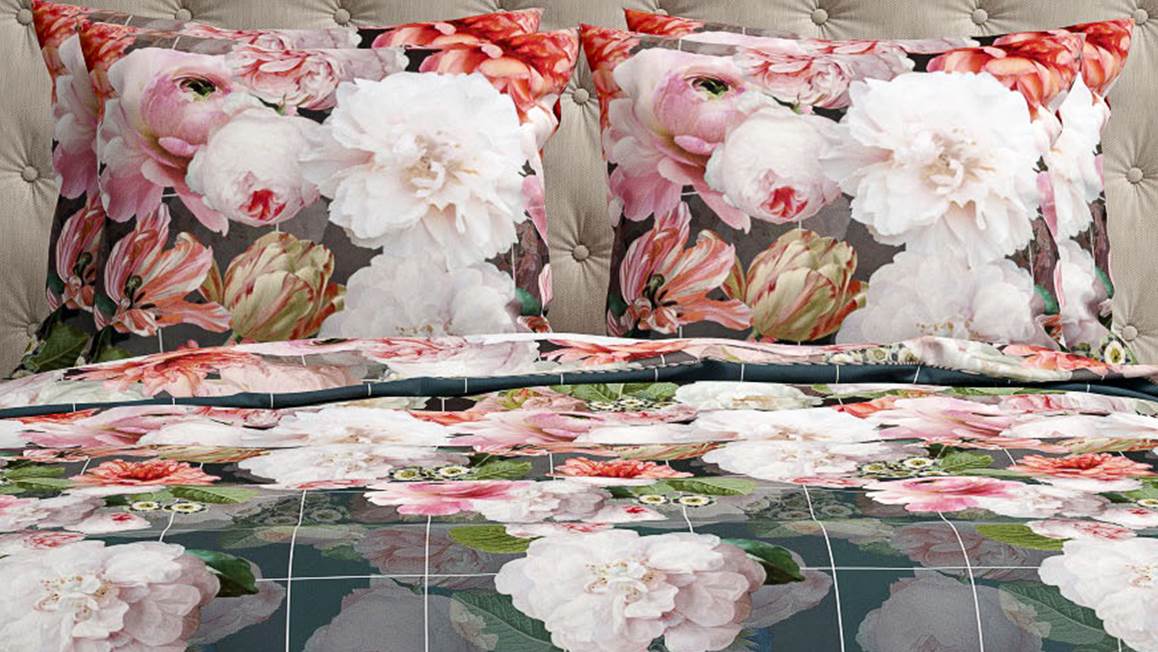 Heckettlane Rain housse de couette en flanelle