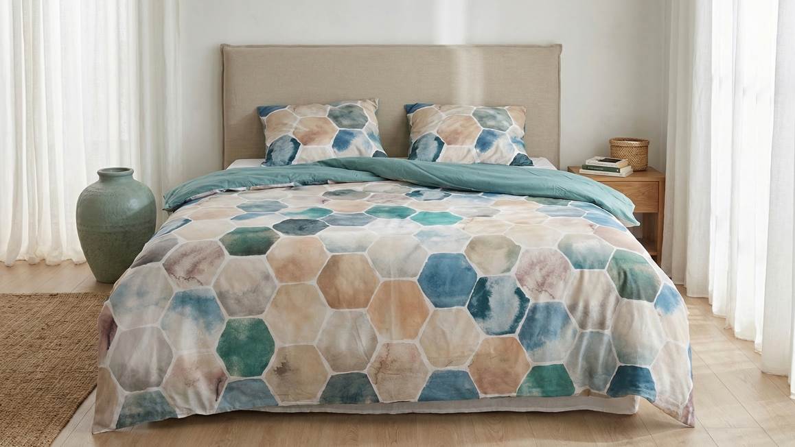 Snoozing Ace housse de couette en flanelle