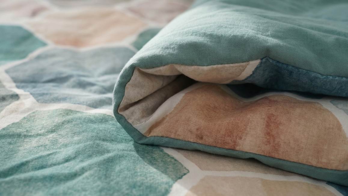 Snoozing Ace housse de couette en flanelle