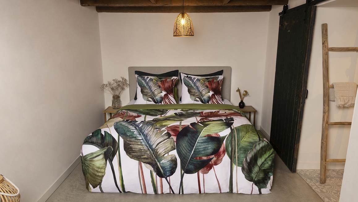Snoozing Bodhi housse de couette en flanelle