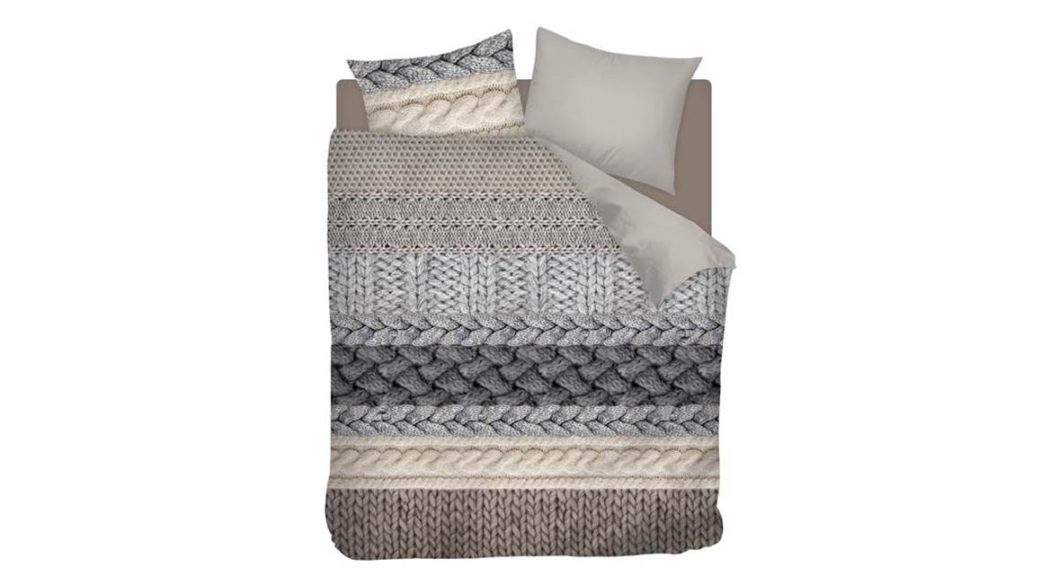 Snoozing Maille housse de couette en flanelle