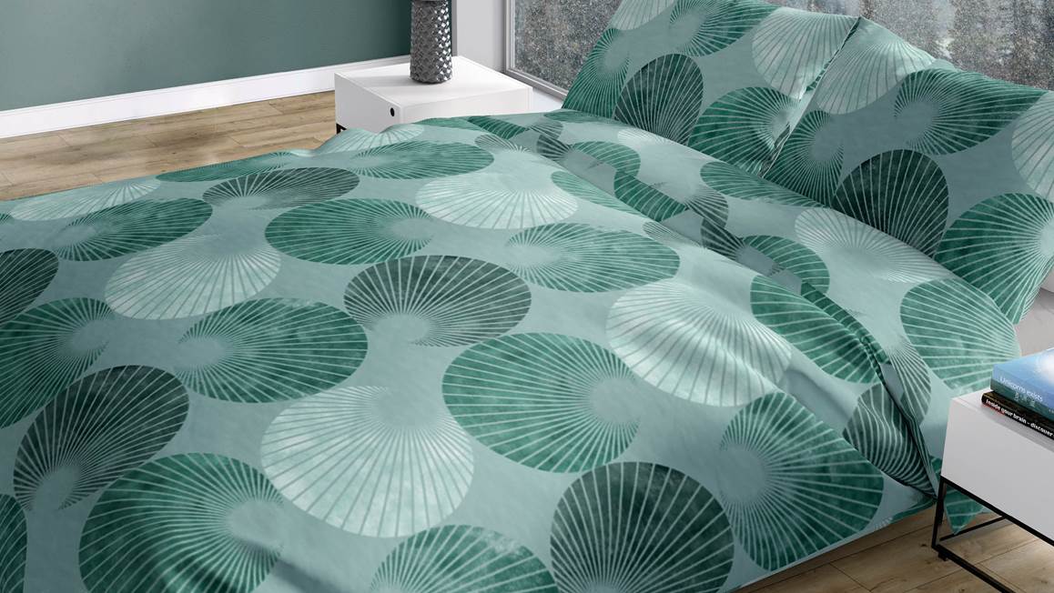 Romanette Globus housse de couette en flanelle