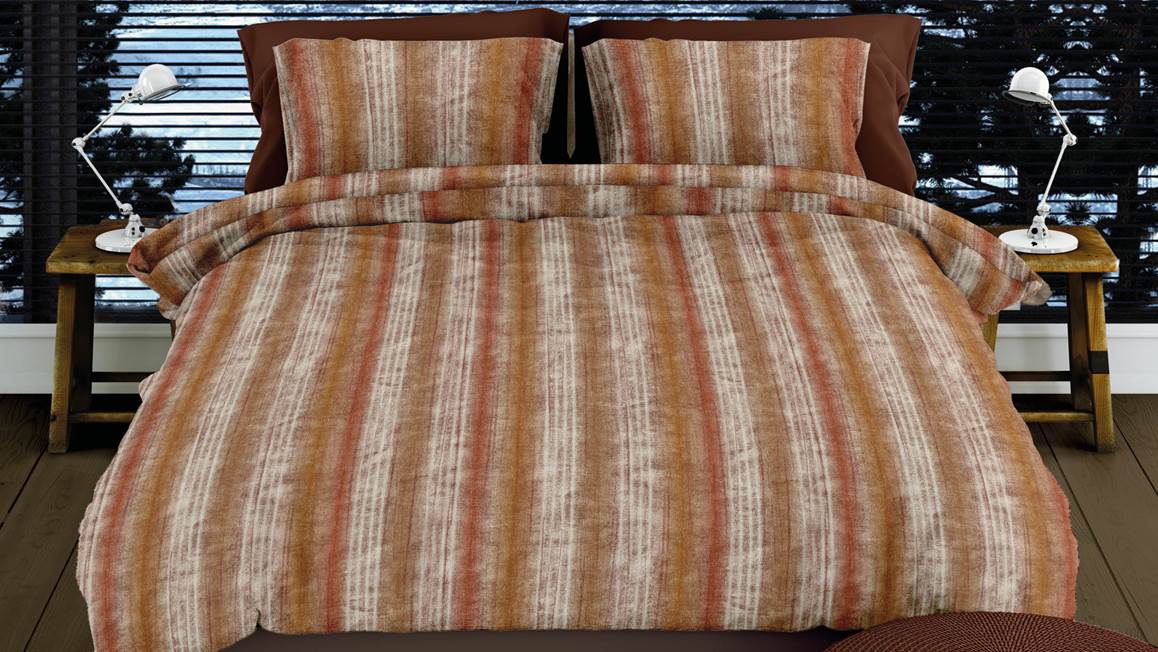 Romanette Kevin housse de couette en flanelle