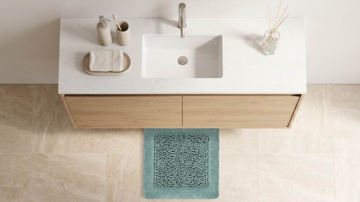 Heckettlane Buchara tapis de bain