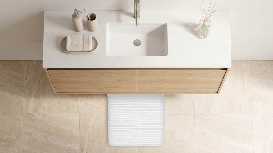 Heckettlane Solange tapis de bain