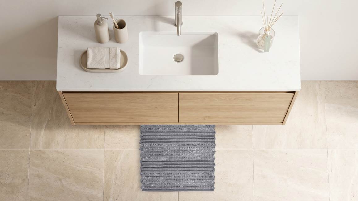 Heckettlane Solange tapis de bain