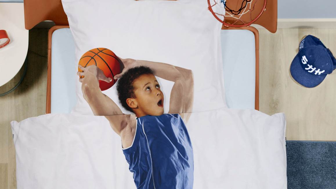 SNURK Joueur de Basketball housse de couette