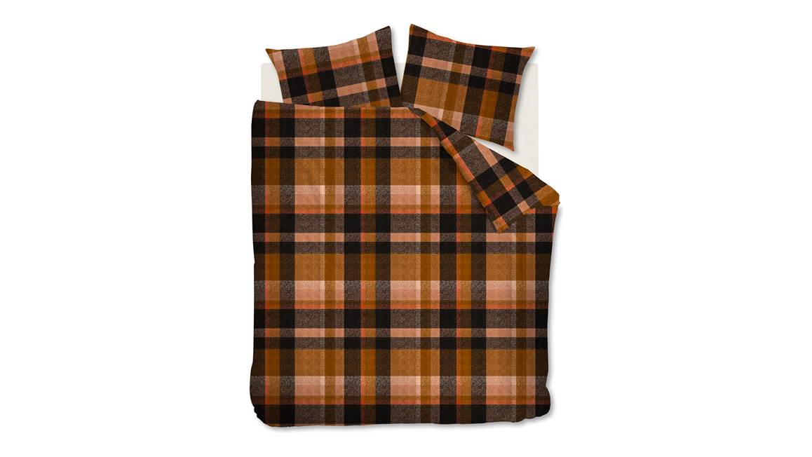Beddinghouse Joss housse de couette en flanelle ocre